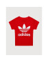 adidas T-Shirt Trefoil H25248 Červená Regular Fit - Pepit.cz