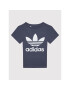 adidas T-Shirt Trefoil HC9601 Tmavomodrá Regular Fit - Pepit.cz