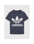 adidas T-Shirt Trefoil HE2190 Tmavomodrá Regular Fit - Pepit.cz