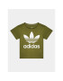 adidas T-Shirt Treofil HC1984 Zelená Regular Fit - Pepit.cz