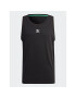 adidas Tank top Essentials+ Made With Hemp Tank Top HR8619 Černá Slim Fit - Pepit.cz