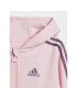 adidas Tepláková souprava Essentials Full-Zip Hooded Jogger Set IJ8851 Růžová Regular Fit - Pepit.cz