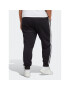 adidas Teplákové kalhoty Essentials 3-Stripes French Terry Cuffed Joggers (Plus Size) IB8745 Černá Slim Fit - Pepit.cz