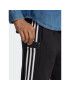 adidas Teplákové kalhoty Essentials French Terry Tapered Cuff 3-Stripes Joggers HA4337 Černá Regular Fit - Pepit.cz