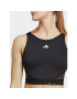 adidas Top AEROREADY Hyperglam Crop Tank Top IB2310 Černá - Pepit.cz