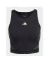 adidas Top AEROREADY Hyperglam Crop Tank Top IB2310 Černá - Pepit.cz