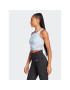 adidas Top AEROREADY Hyperglam Crop Tank Top IB2312 Modrá - Pepit.cz