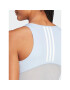 adidas Top AEROREADY Hyperglam Crop Tank Top IB2312 Modrá - Pepit.cz