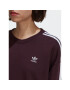 adidas Úpletové šaty adicolor HM4689 Bordó Relaxed Fit - Pepit.cz