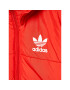 adidas Vatovaná bunda adicolor HK0387 Červená Regular Fit - Pepit.cz