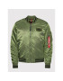 Alpha Industries Bunda bomber College 118112 Zelená Regular Fit - Pepit.cz