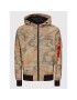 Alpha Industries Bunda pro přechodné období Camo 126138RC Hnědá Regular Fit - Pepit.cz