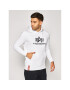 Alpha Industries Mikina Basic Hoody 178312 Bílá Regular Fit - Pepit.cz