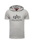 Alpha Industries Mikina Basic T Hooded 126507 Šedá Regular Fit - Pepit.cz