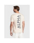 Alpha Industries T-Shirt Backprint 128507 Béžová Regular Fit - Pepit.cz