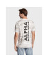 Alpha Industries T-Shirt Backprint T Camo 128507C Bílá Regular Fit - Pepit.cz