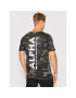 Alpha Industries T-Shirt Backprint T Camo 128507C Černá Regular Fit - Pepit.cz