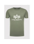 Alpha Industries T-Shirt Basic 100501 Zelená Regular Fit - Pepit.cz