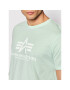 Alpha Industries T-Shirt Basic 100501 Zelená Regular Fit - Pepit.cz