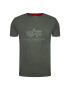 Alpha Industries T-Shirt Basic T Oildye 116515 Zelená Regular Fit - Pepit.cz