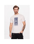 Alpha Industries T-Shirt Block Logo T Écru Regular Fit - Pepit.cz