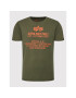 Alpha Industries T-Shirt Fundamental 118509 Zelená Regular Fit - Pepit.cz