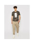 Alpha Industries T-Shirt Logo 126547C Zelená Regular Fit - Pepit.cz