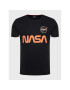 Alpha Industries T-Shirt Nasa Reflective 178501 Černá Regular Fit - Pepit.cz