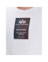 Alpha Industries T-Shirt Rainbow Reflective Label T 126501RR Bílá Regular Fit - Pepit.cz