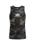 Alpha Industries Tank top Basci Camo 126566C Šedá Regular Fit - Pepit.cz