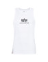 Alpha Industries Tank top Basic 126566 Bílá Regular Fit - Pepit.cz