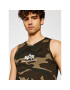 Alpha Industries Tank top Basic Camo 126566C Zelená Regular Fit - Pepit.cz