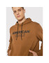 American Eagle Mikina 019-0193-1559 Hnědá Regular Fit - Pepit.cz