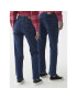 Americanos Jeansy Unisex Delaware Tmavomodrá Straight Leg - Pepit.cz