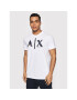 Armani Exchange T-Shirt 3LZTHA ZJH4Z 1100 Bílá Regular Fit - Pepit.cz