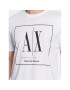 Armani Exchange T-Shirt 3RZTAG ZJ8EZ 1100 Bílá Regular Fit - Pepit.cz