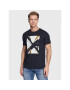 Armani Exchange T-Shirt 3RZTHQ ZJBYZ 1510 Tmavomodrá Slim Fit - Pepit.cz