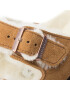 Birkenstock Bačkory Arizona Fur 1001135 Hnědá - Pepit.cz