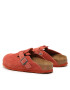 Birkenstock Nazouváky Boston 1025689 Červená - Pepit.cz