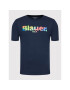 Blauer T-Shirt Arcobaleno BLUH02173 004547 Tmavomodrá Regular Fit - Pepit.cz