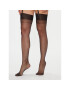 Bluebella Dámské punčocháče Plain Top Stockings 41459 Černá - Pepit.cz