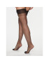 Bluebella Dámské punčocháče Plain Top Stockings 41459 Černá - Pepit.cz