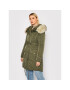 Blugirl Blumarine Parka RH1265-T8727 Zelená Regular Fit - Pepit.cz