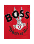 Boss Mikina J25O44 S Červená Regular Fit - Pepit.cz