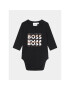 Boss Sada 2 kusů dětského body J98439 Černá Regular Fit - Pepit.cz