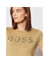 Boss T-Shirt C_Elogo_4 50464505 Hnědá Regular Fit - Pepit.cz