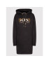 Boss Úpletové šaty C-Ethea_Gold_B 50466671 Černá Relaxed Fit - Pepit.cz