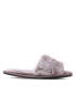 Calvin Klein Bačkory Slipper Sandal Fur HW0HW01226 Šedá - Pepit.cz