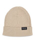 Calvin Klein Čepice Classic Cotton Rib Beanie K50K510982 Béžová - Pepit.cz