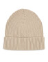 Calvin Klein Čepice Classic Cotton Rib Beanie K50K510982 Béžová - Pepit.cz